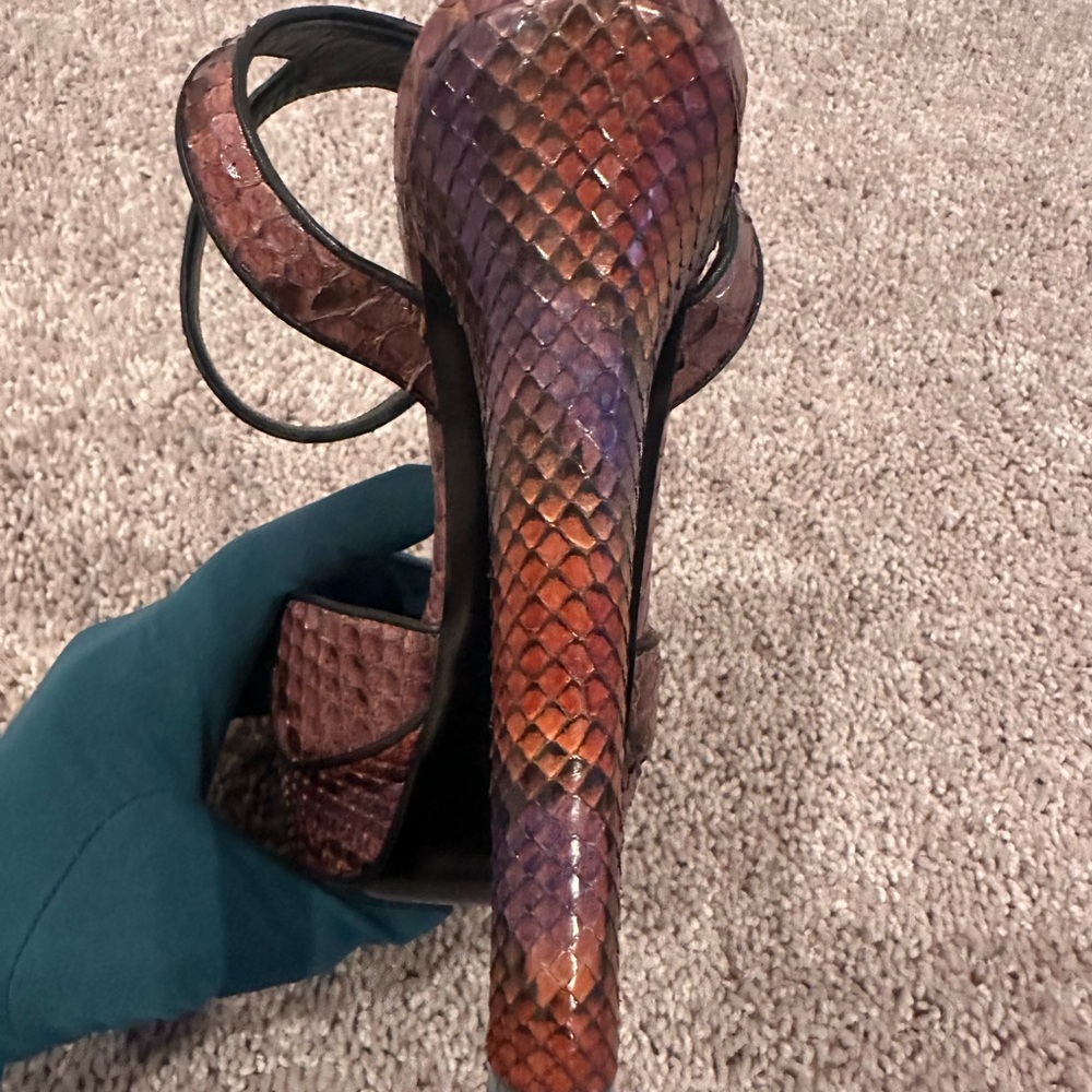 Gucci Charlotte Python Platform Women's Multicolo… - image 6